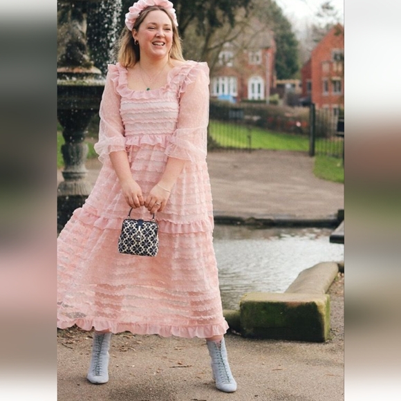 Sister Jane Small Talk Ruffle Midi Dress - Picture 9 of 16